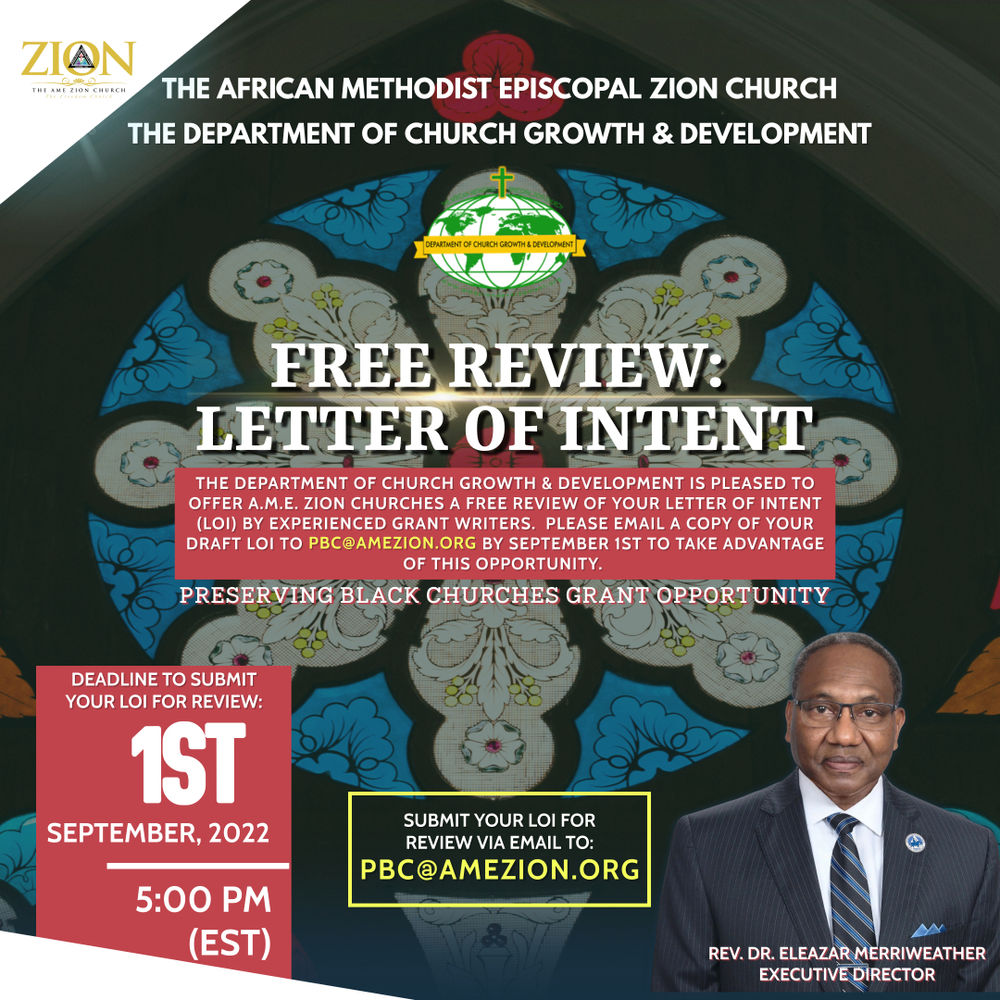 Preserving Black Churches Grant Information