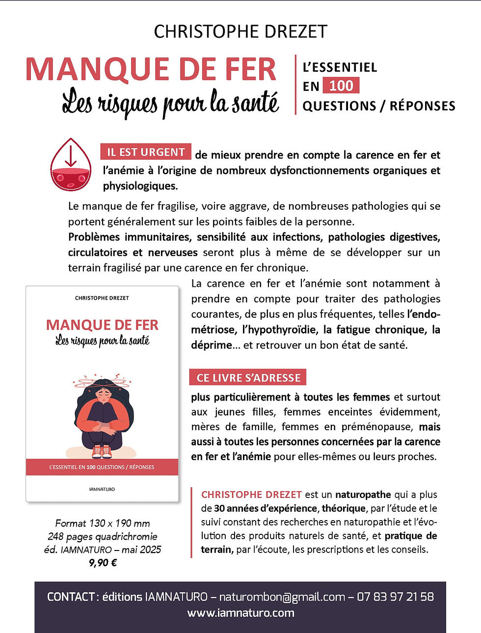 MANQUE DE FER les risques et les solutions