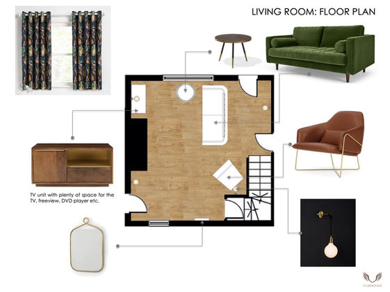Living Room Floor Plan