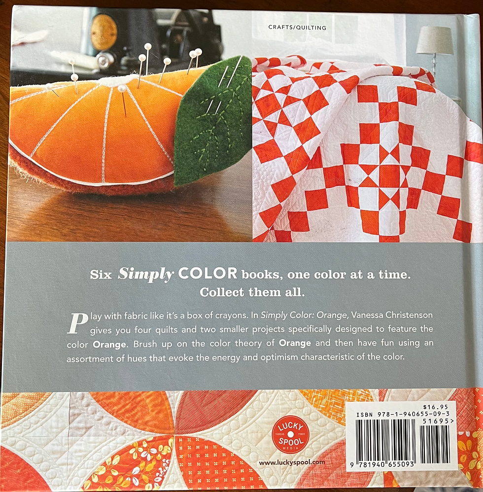 Thumbnail: SIMPLY COLOR ORANGE Quilt Pattern BOOK V & CO