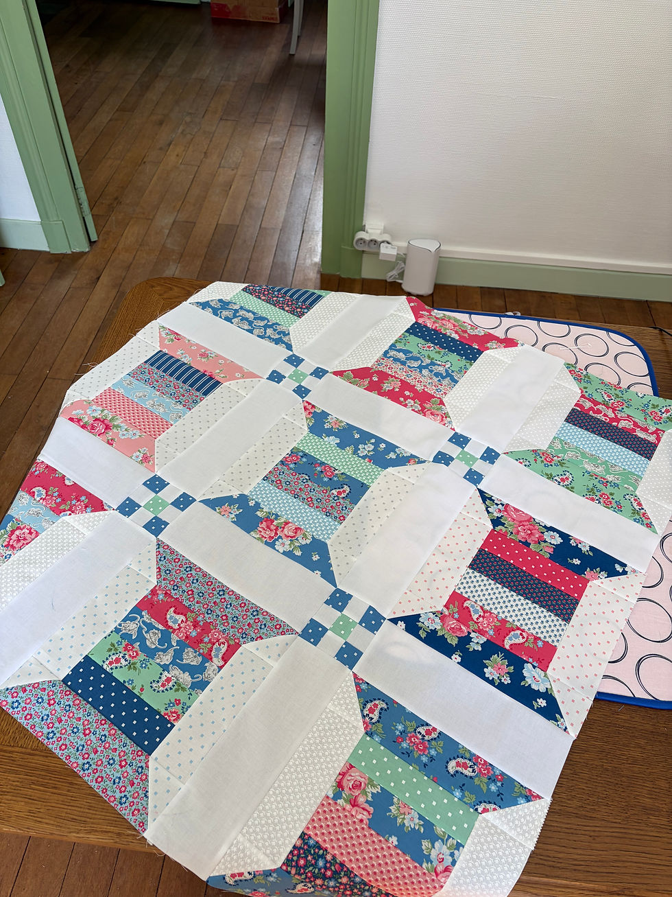 Thumbnail: JELLY ROLL SPOOLS Layer Cake or Jelly Roll Pattern Pastry Shop PDF Pattern