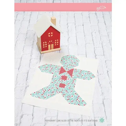 Thumbnail: PEPPERMINT LANE Block of the Month Quilt Book