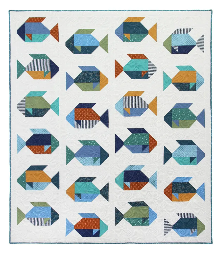 Thumbnail: Cluck Cluck Sew  FISH Fat Quarter Pattern