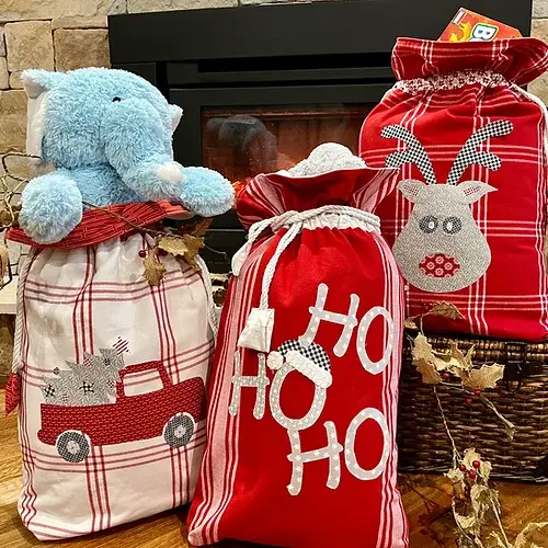 Thumbnail: Santa's Treasure Sacks Jenelle Kent