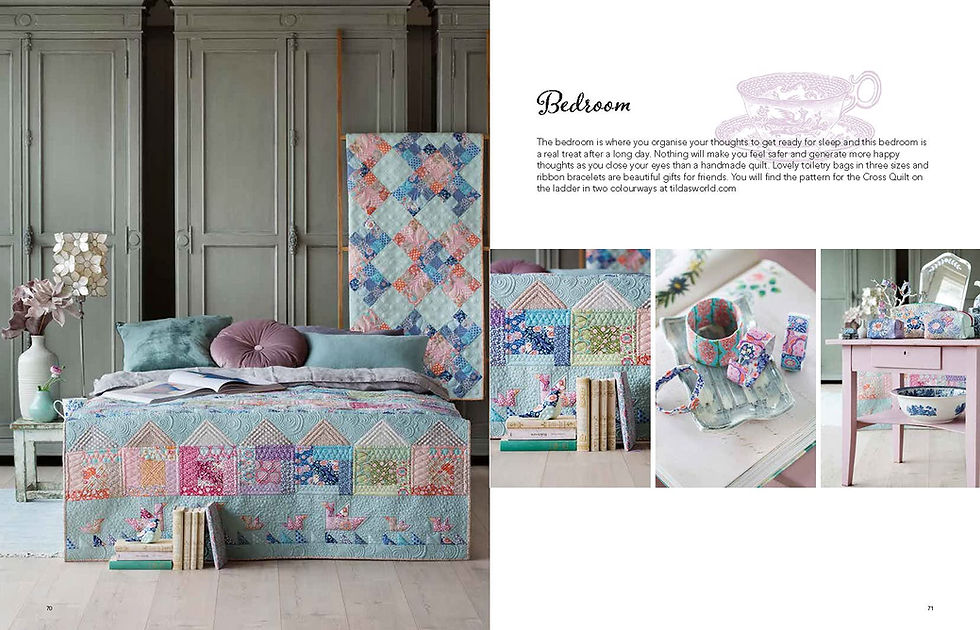 Thumbnail: Hot Chocolate Sewing Quilt Book Tilda