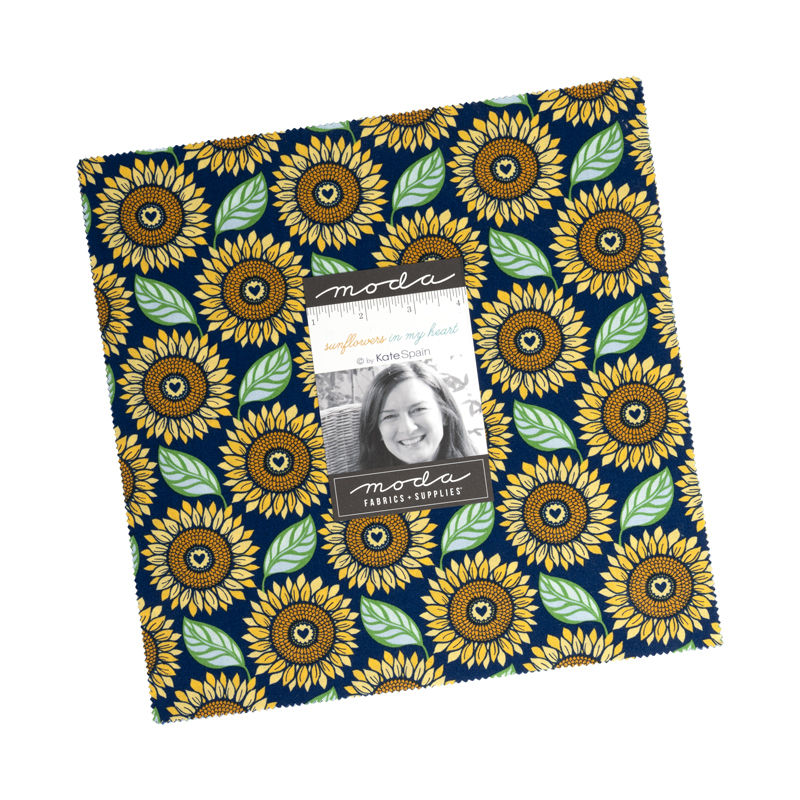Sunflowers in my Heart Moda Kate Spain Layer Cake