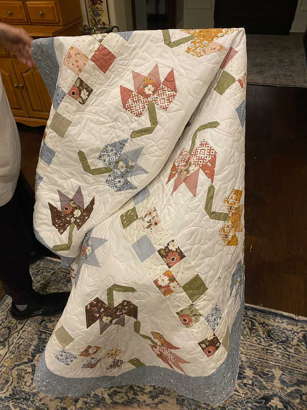 Thumbnail: Fall Breeze FOLKTALE Charm Quilt Pattern