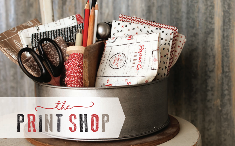 Thumbnail: The Print Shop 5743 22 Khaki White Moda Sweetwater