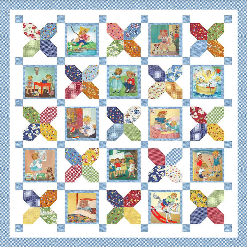 Thumbnail: STORY BOOK TALES Quilt