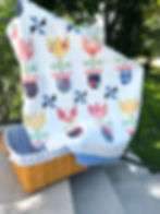 Thumbnail: BLOOMING POTS Quilt Pattern PASTRY SHOP PDF