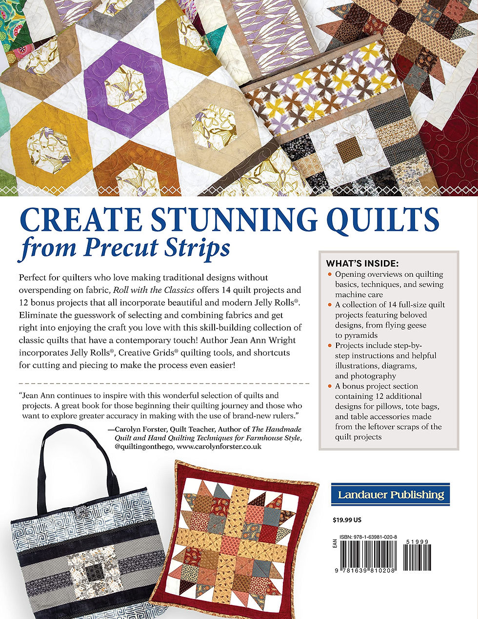 Thumbnail: ROLL WITH THE CLASSICS Quilt Book