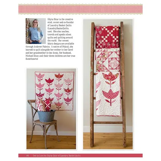 Thumbnail: It's Sew Emma SEW IN LOVE Quilt Book EDYTA SITAR