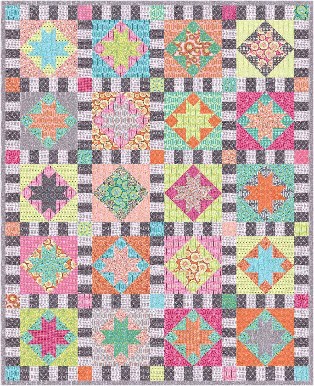 Aunt Em's TWINKLE Fat Quarter Pattern