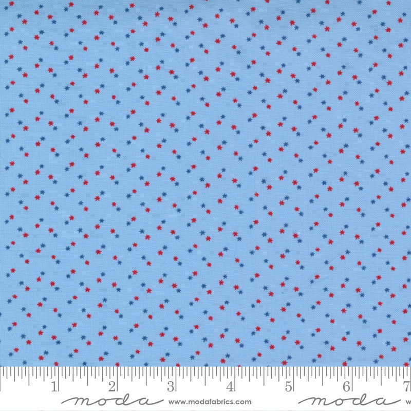 Prairie Days 2995 14  Blue Stars Moda BUNNY HILL