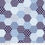 Thumbnail: Set Sail C10511B Blue Hexagons Riley Blake