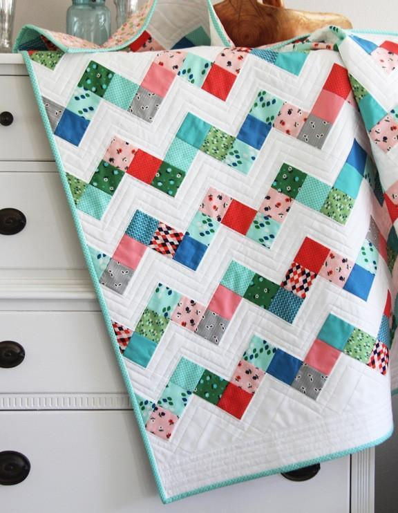 Thumbnail: Cluck Cluck Sew FROLIC Jelly Roll Pattern