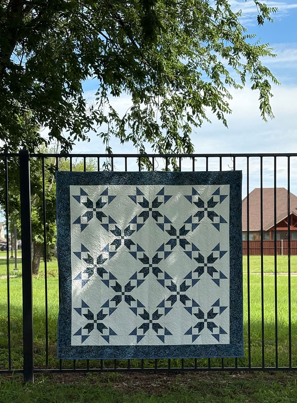 Thumbnail: SEA WAVES Batik Quilt Kit PASTRY SHOP DESIGN