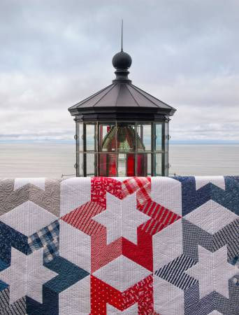 Thumbnail: Krista Moser DOUBLE STRUCK STAR Fat Quarter Pattern