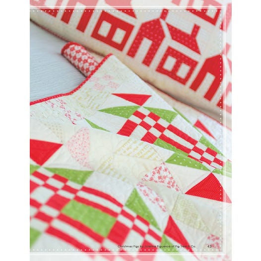 Thumbnail: CHRISTMAS FIGS Moda BOM Sampler Quilt Book Fig Tree