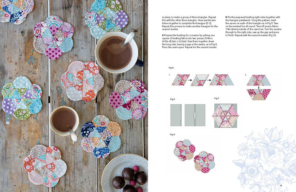 Thumbnail: Hot Chocolate Sewing Quilt Book Tilda
