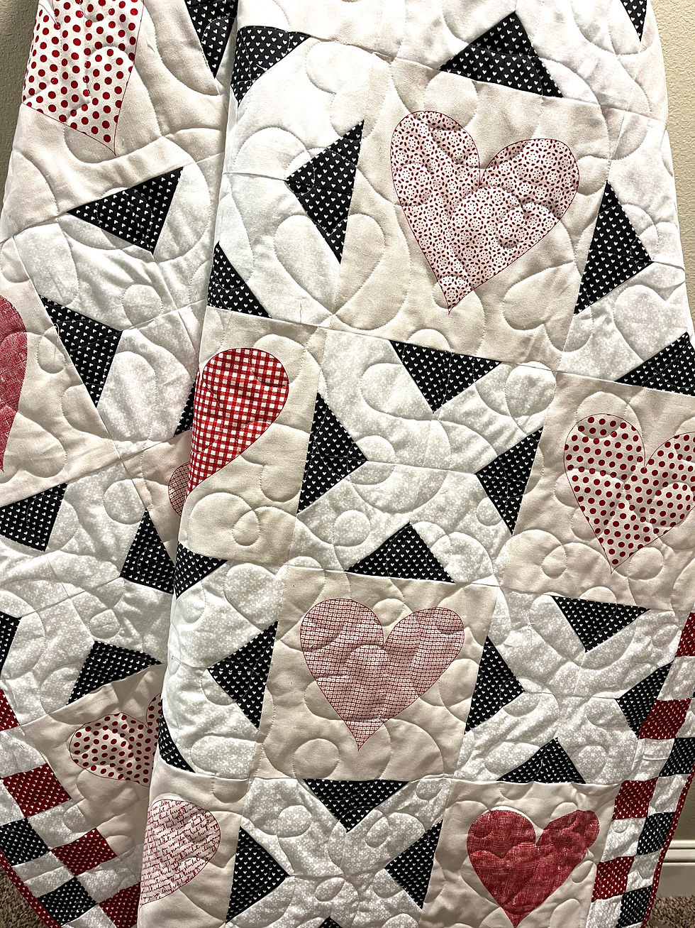 Thumbnail: HUGS N KISSESS Quilt Pattern Sweetwater PASTRY SHOP DESIGN