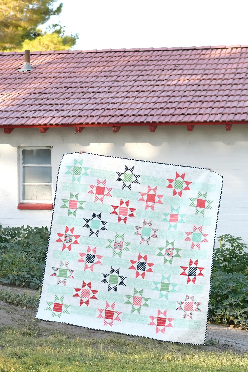 Thumbnail: Thimble Blossoms UNDER THE STARS Fat Quarter Quilt Pattern