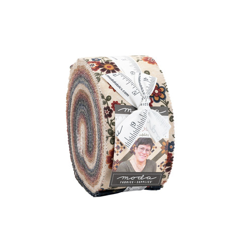 Moda Fabrics Kansas Troubles Jelly Roll | 40 Stoffstreifen 6,3cm | Wheatland Kollektion | 100% Baumwolle