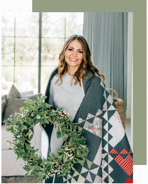 Thumbnail: Christmas Eve 5187 21 White Cream Dots Moda Lella Boutique