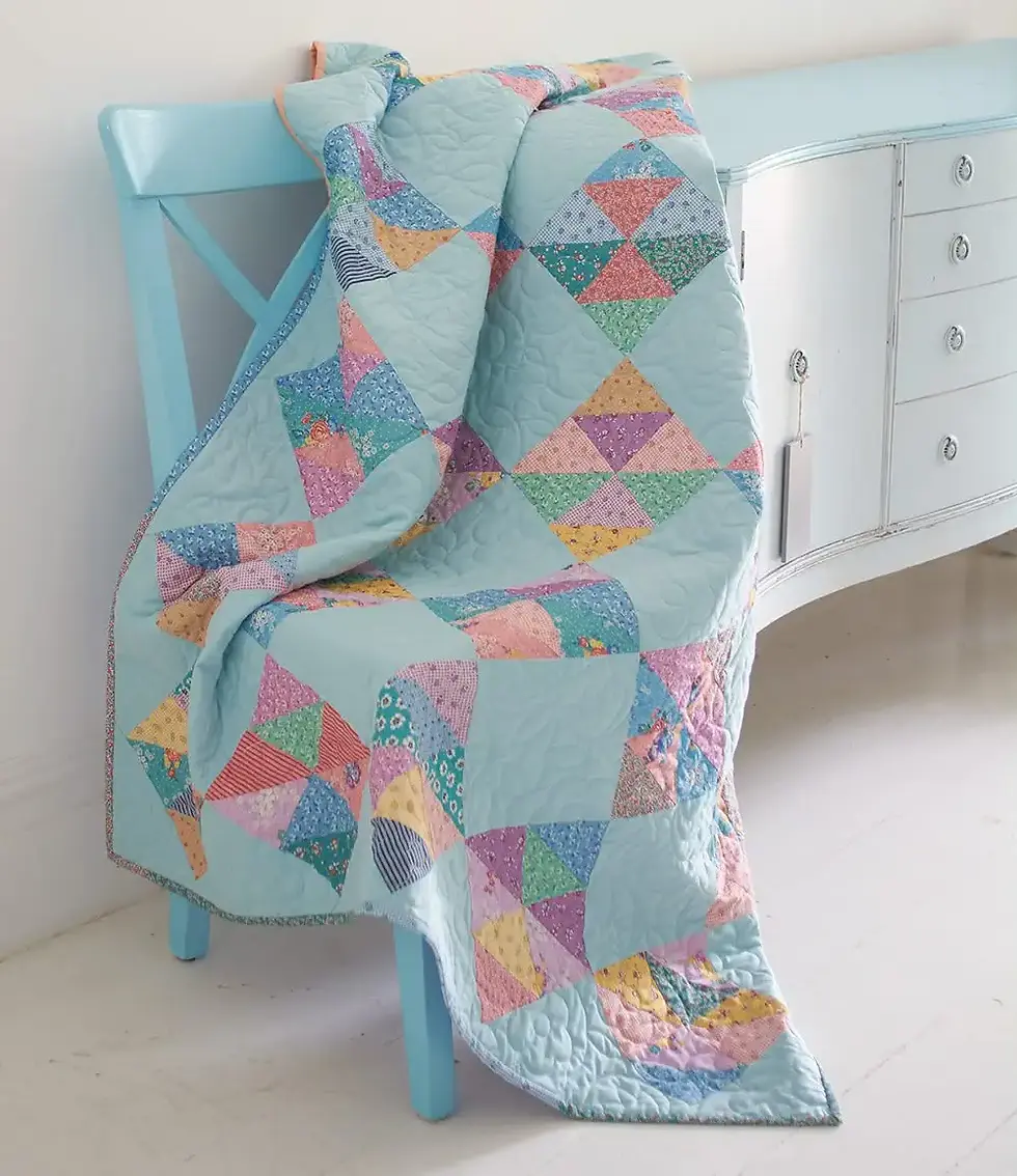 Thumbnail: Pam & Nicky Lintott QUILTS FROM QUARTERS Quilt Book