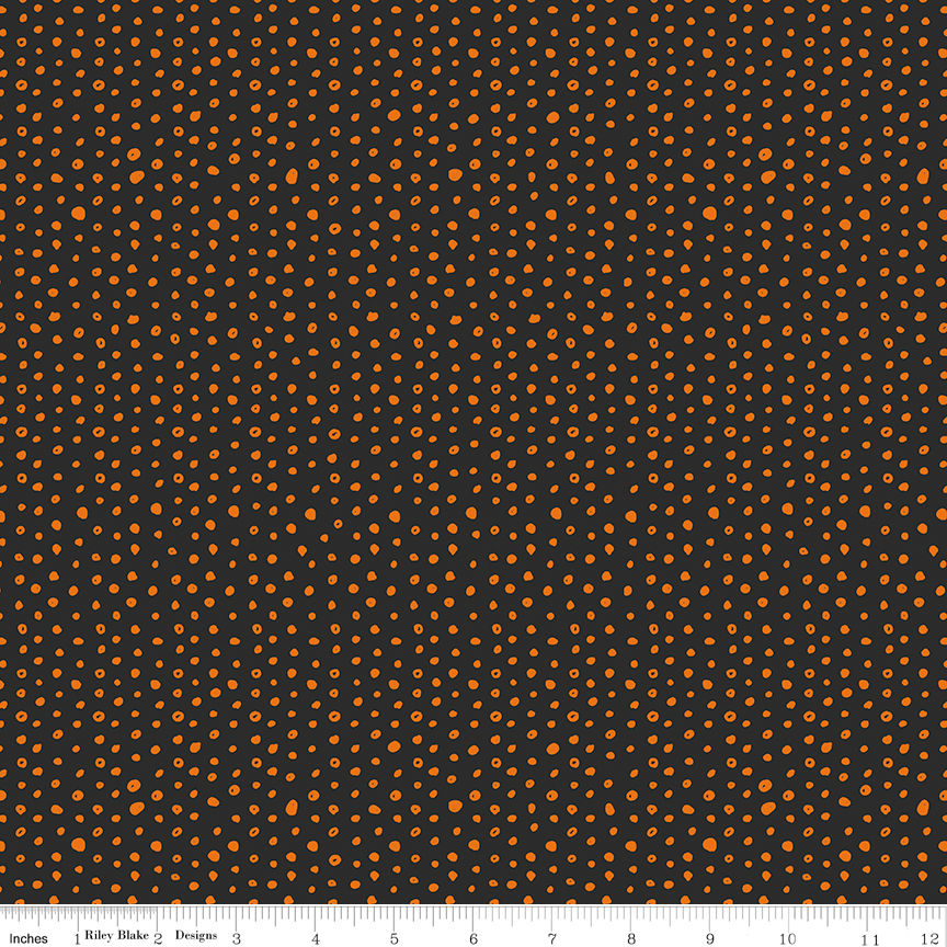 Bad to the Bone 11926B Black Dots Riley Blake