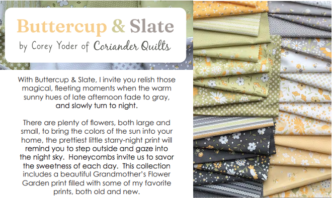 Thumbnail: Buttercup & Slate 29151 15 Buttercup Moda Corey Yoder