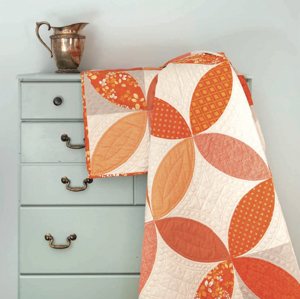 Thumbnail: SIMPLY COLOR ORANGE Quilt Pattern BOOK V & CO