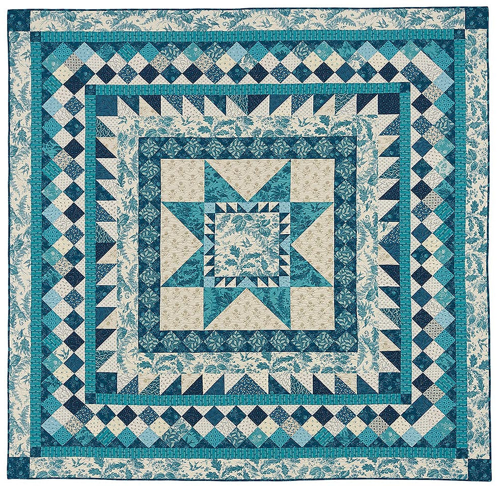 Thumbnail: A Season in Blue Quilt Book Laundry Basket Edyta Sitar