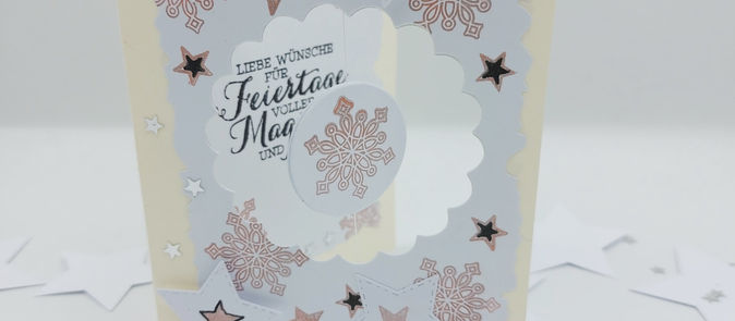 Sternenglanz - Drehkarte A6