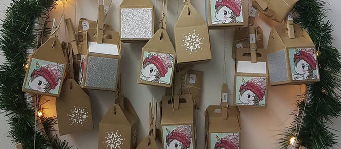 Adventkalender Hula Hoop - Reifen, beleuchtet