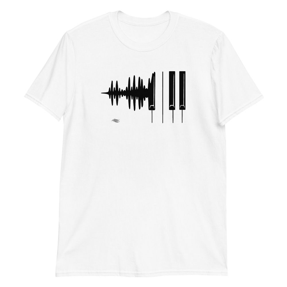 Piano Sound Waves | Ondas de Piano | Unisex T-Shirt