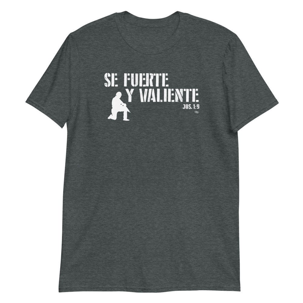 Se Fuerte y Valiente T-Shirt Para Hombres | Josué 1:9