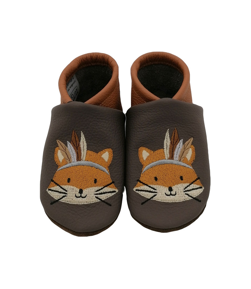 Miniaturbild: Krabbelschuhe -Boho Fuchs-