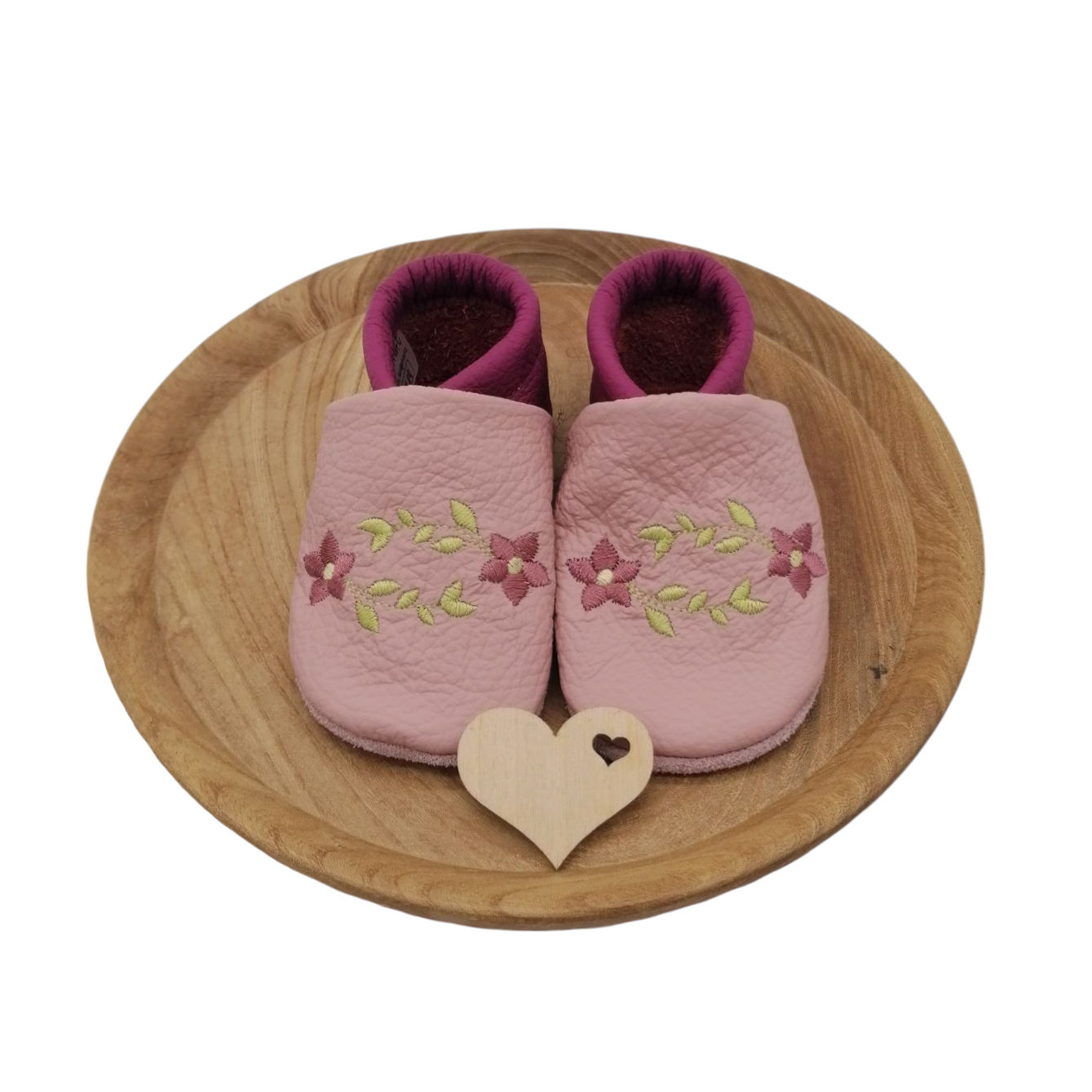 Krabbelschuhe -Blumenranke-