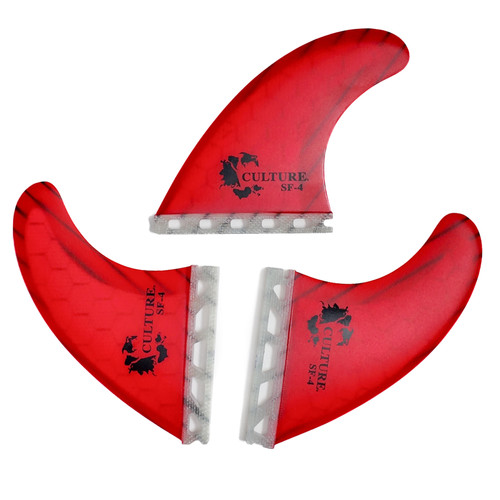Culture Supply RTM Honeycomb Tri-Fin Surfboard Fin Sets | 5 Colors