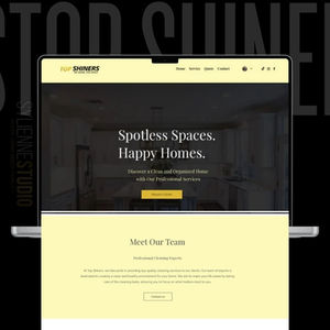 Cleaning Services | One Page Web Design