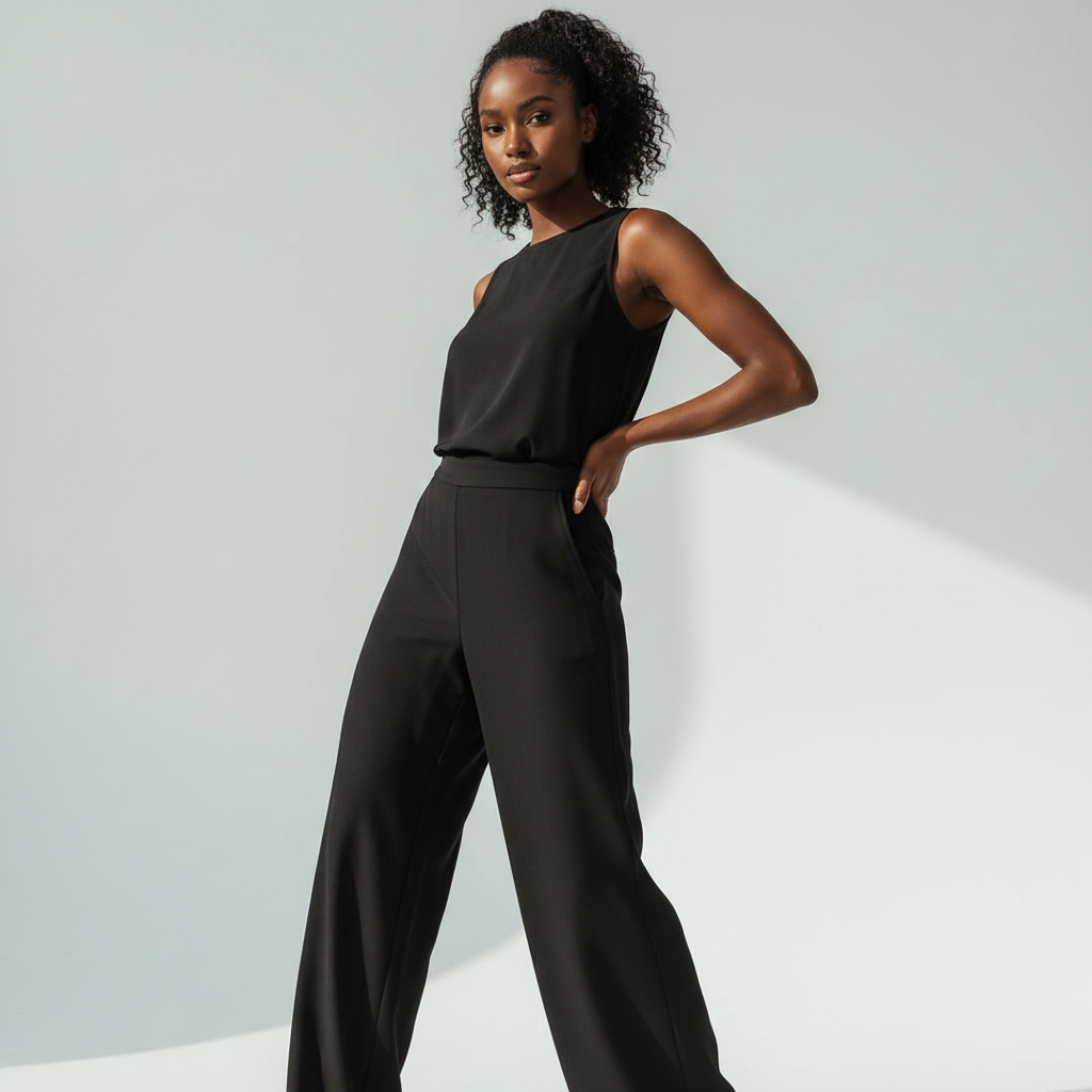 Tailored Crepe Trousers