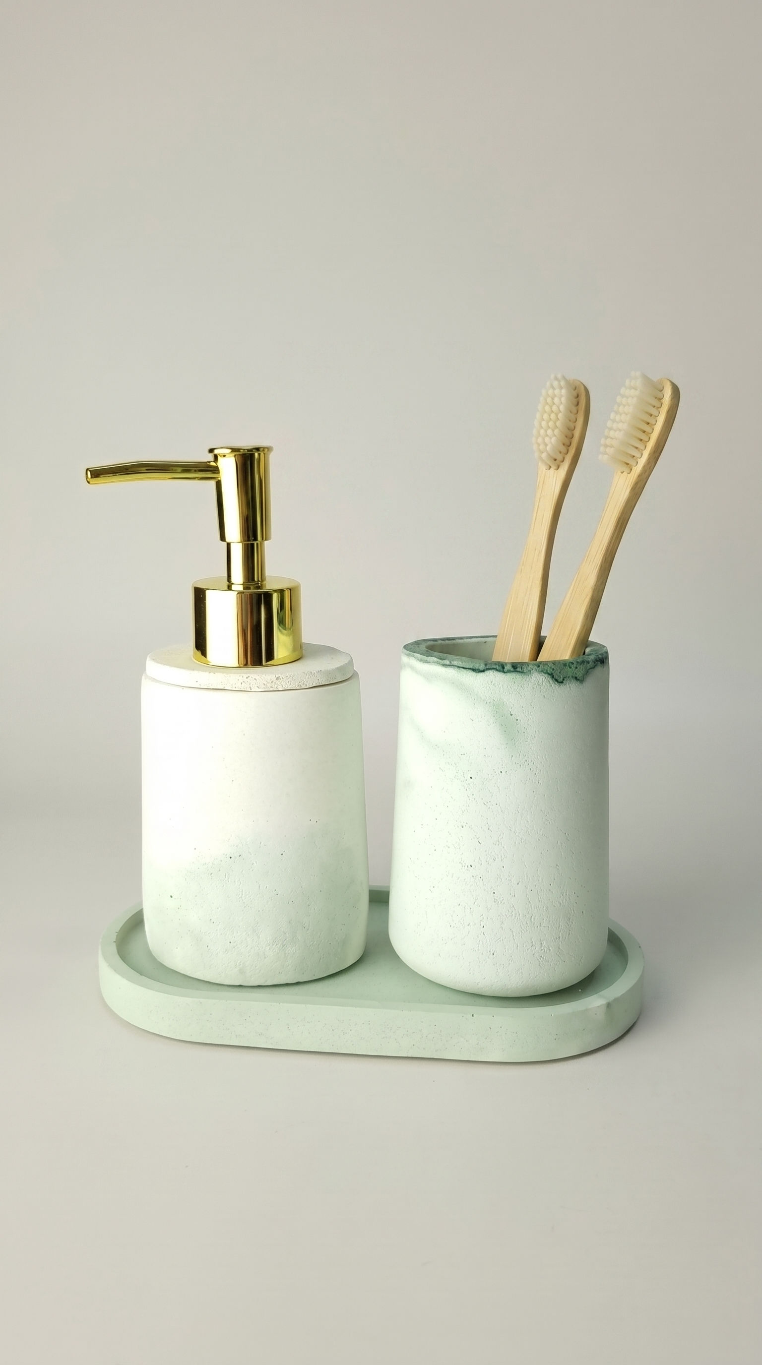 Kit Lavabo em concreto 3 peças