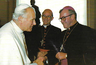 Pope John Paul, Archbishop Roach.JPG