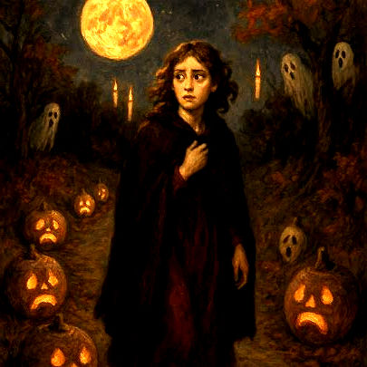 Foolhardy folks who wander the streets of Wales on Nos Galen Gaeaf (Spirit Night) may encounter Stingy Jack's turnip lanterns carved with grotesque faces.