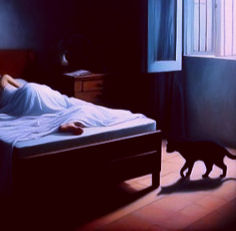 The Scottish Cat Sidhe looks like a simple black cat, but it's stealthy. And it's out to steal your soul!