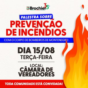 PALESTRA SOBRE PREVENÇÃO DE INCÊNDIOS 🧯🚒