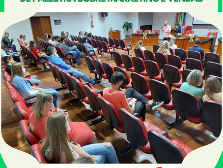 Empreendedores brochienses participam de palestra sobre marketing e vendas!