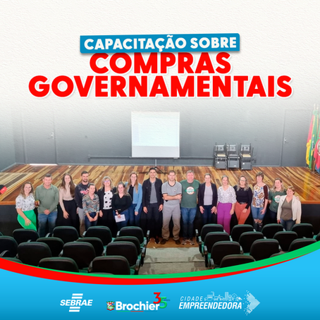 Capacitação muito importante em Compras Governamentais