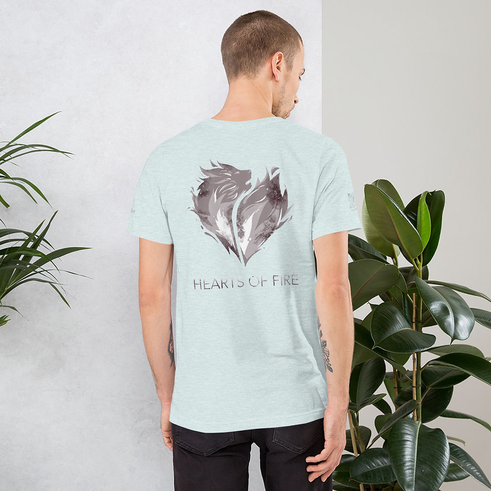 Thumbnail: Unisex HOF_T-shirt_Jeremiah 20:9_His Word is Fire_100% cotton